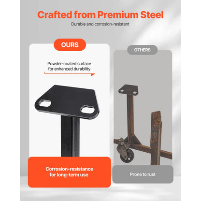 XXJD1500ZE - Heavy-Duty 750 lbs Engine Stand with 4 Casters & Adjustable Hooks