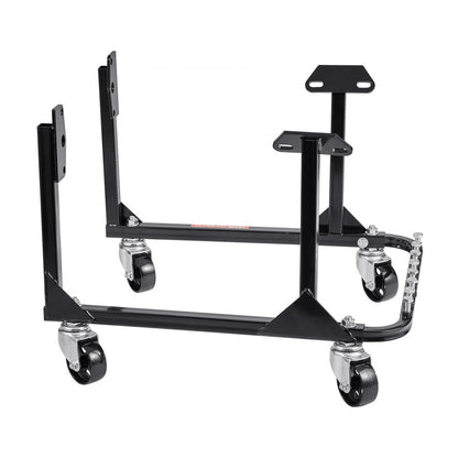 XXJD1500ZE - Heavy-Duty 750 lbs Engine Stand with 4 Casters & Adjustable Hooks