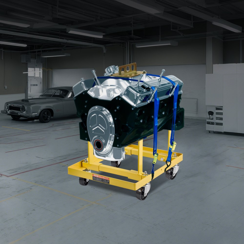 XXJD1500ZF - 750 lbs Heavy-Duty Engine Stand with 4 Swivel Casters