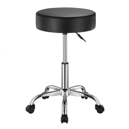MST001-B - Adjustable VEVOR Rolling Stool, 450 lbs Capacity, 3.9" Cushion