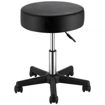 PST001 - VEVOR Adjustable Rolling Stool, 18.1"-23.8" Height, 400 lbs Capacity