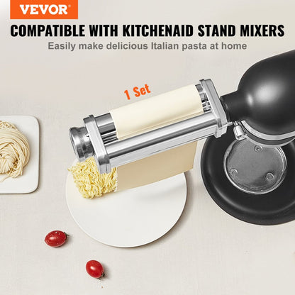 ZA-NTK92 - Versatile Stainless Steel Pasta Roller for KitchenAid Mixer