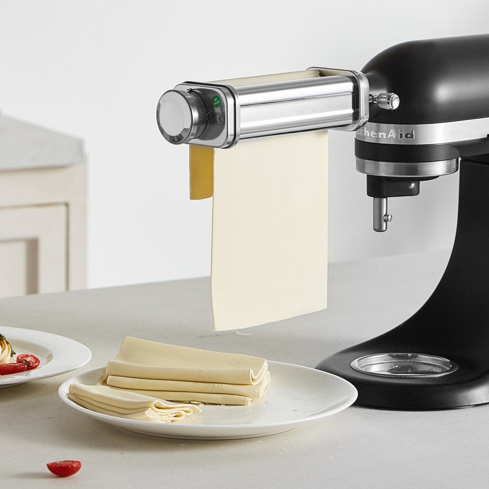 ZA-NTK92 - Versatile Stainless Steel Pasta Roller for KitchenAid Mixer