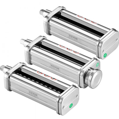 ZA-NTK16 - Stainless Steel Pasta Roller with 8 Settings for KitchenAid Mixers