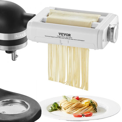 ZA-NTK88 - 3-in-1 Stainless Steel Pasta Maker for KitchenAid Mixers