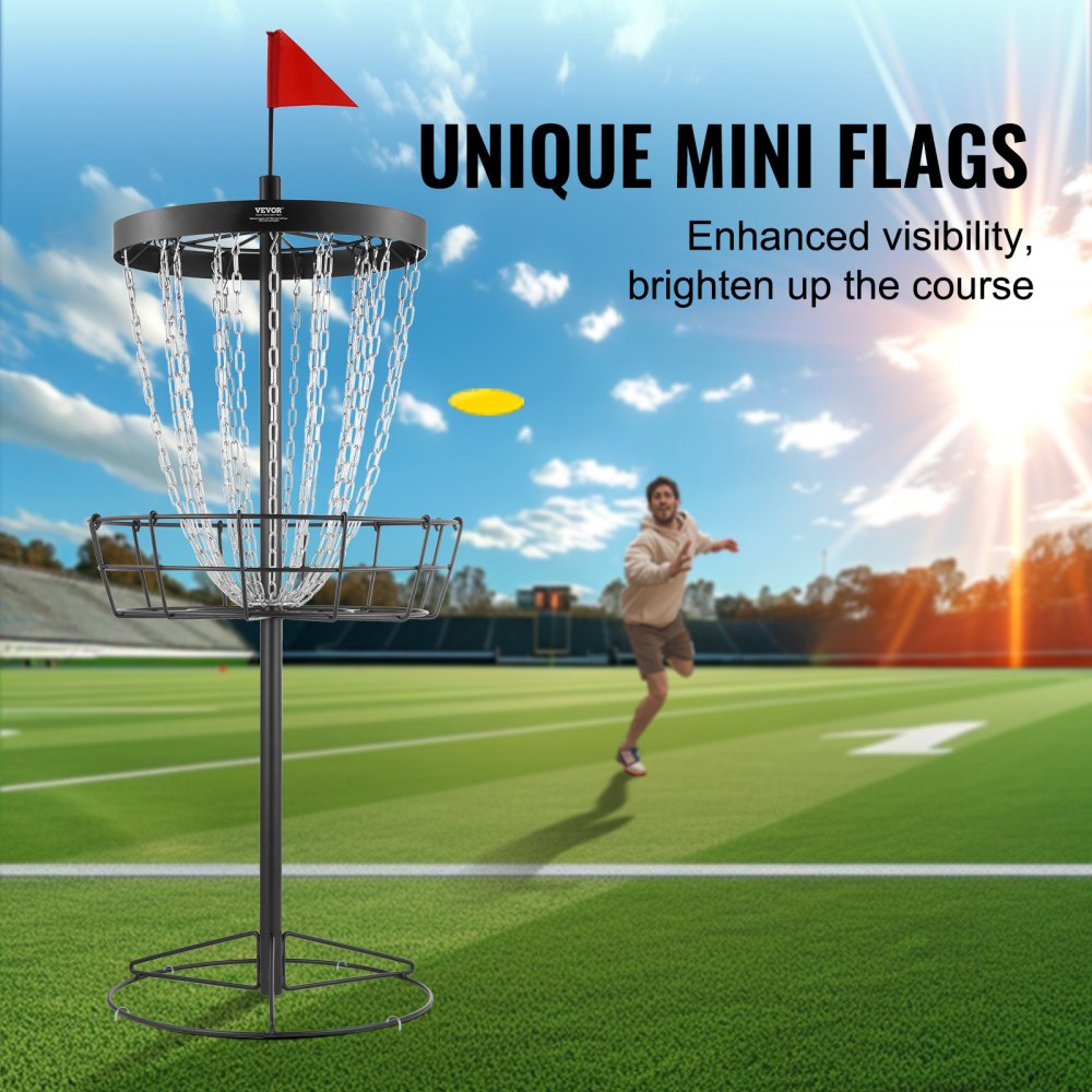 GL8001 - Regulation-Sized Disc Golf Basket for Indoor & Outdoor Practice