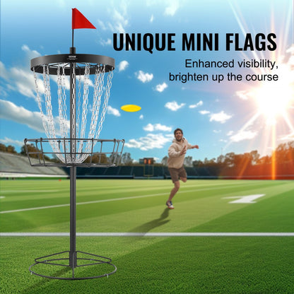 GL8001 - Regulation-Sized Disc Golf Basket for Indoor & Outdoor Practice