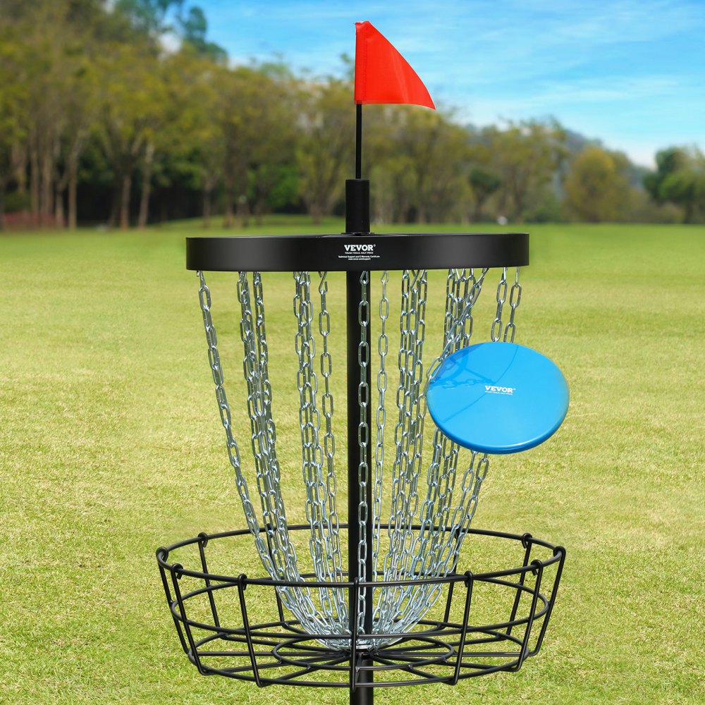 GL8001 - Regulation-Sized Disc Golf Basket for Indoor & Outdoor Practice