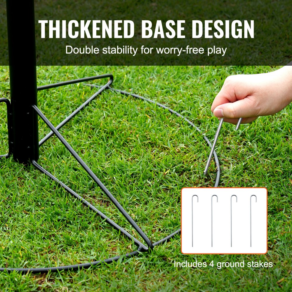 GL8003 - All-Weather Steel Disc Golf Basket for Indoor/Outdoor Use