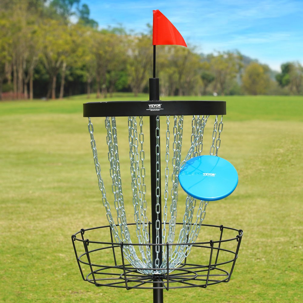 GL8003 - All-Weather Steel Disc Golf Basket for Indoor/Outdoor Use