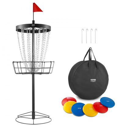 GL8003 - All-Weather Steel Disc Golf Basket for Indoor/Outdoor Use