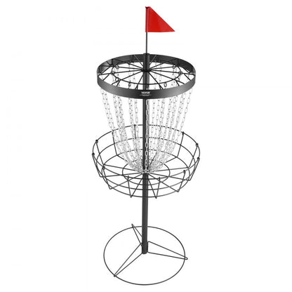 GL8003 - All-Weather Steel Disc Golf Basket for Indoor/Outdoor Use