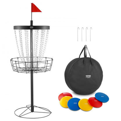 GL8003 - All-Weather Steel Disc Golf Basket for Indoor/Outdoor Use