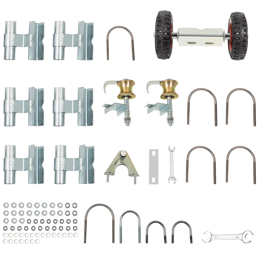 010654711369 - Premium Stainless Steel Rolling Gate Hardware Kit