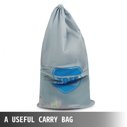 010195884875 - 36FT Kids Ninja Warrior Course with 7 Obstacles and Safety Clips