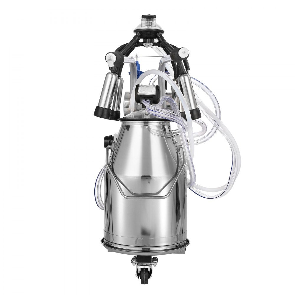 9JYZ-1 - 6.6-Gallon Stainless Steel Electric Cow Milking Machine