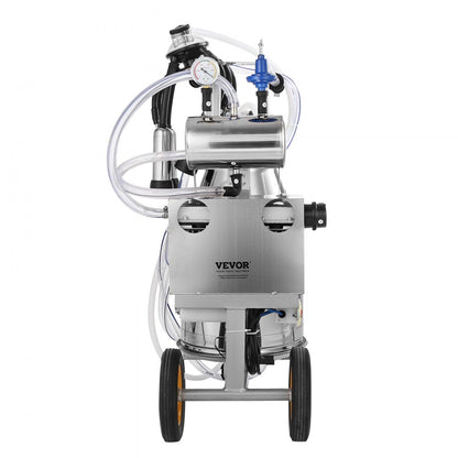 9JYZ-1 - 6.6-Gallon Stainless Steel Electric Cow Milking Machine