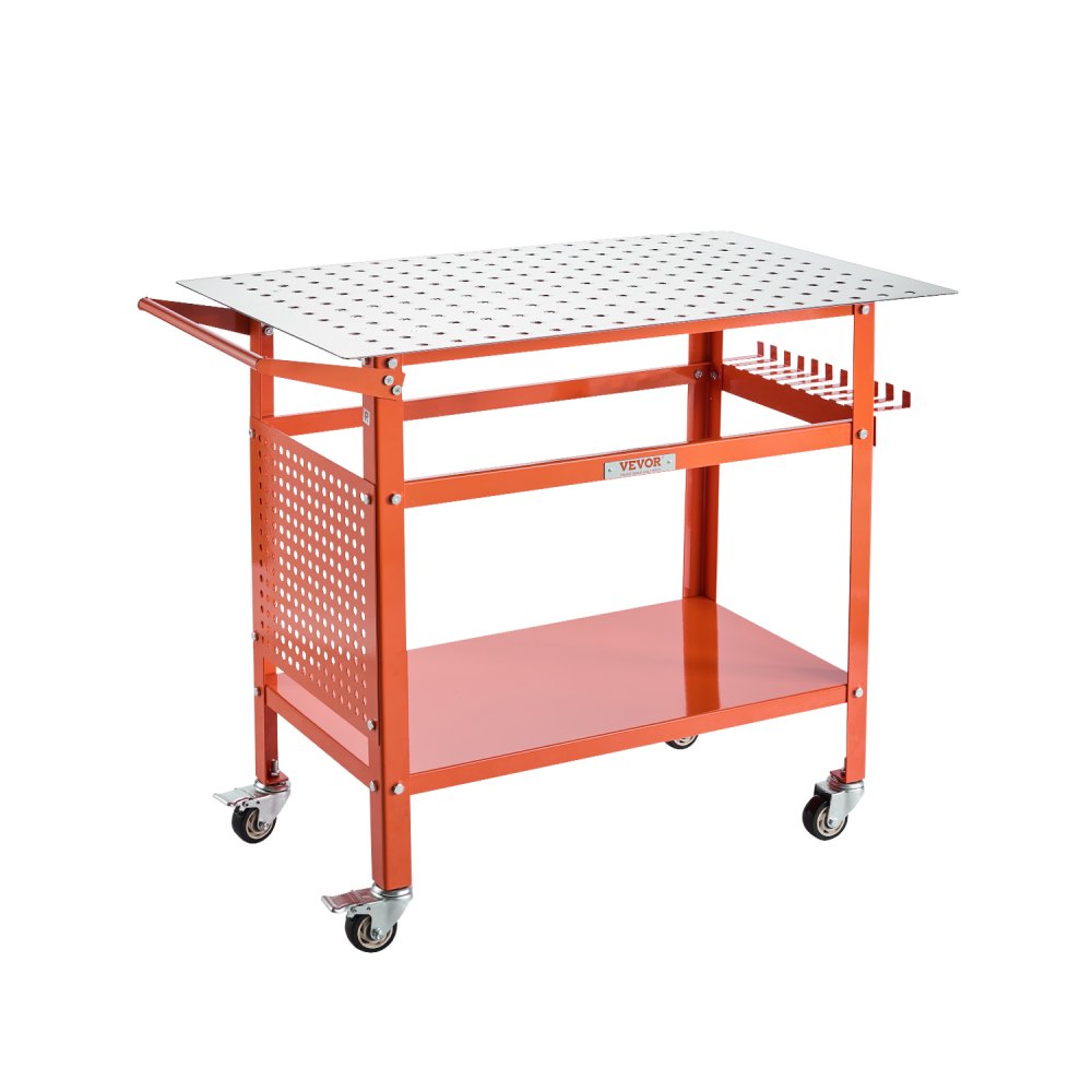 800lb - 40" x 24" Movable Welding Table with 216 Holes