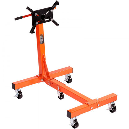 010987661497 - 1500 lbs Steel Engine Stand with 360° Rotation & Space-Saving Design