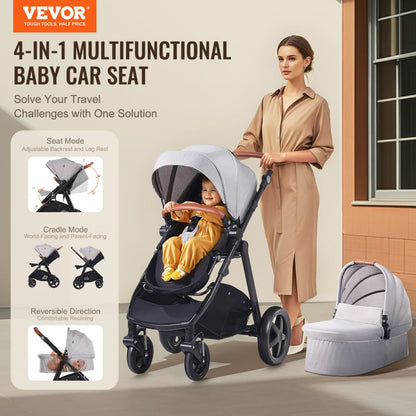6800H - Lightweight 360° Stroller Travel System for On-the-Go Parents