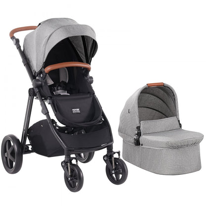 6800H - Lightweight Travel System with 360° Swivel Seat & Bassinet