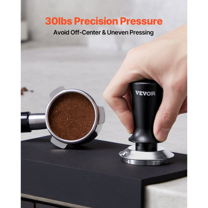 YFQ53mm0101020003 - 30lbs Pressure Stainless Steel Espresso Tamper with Grip