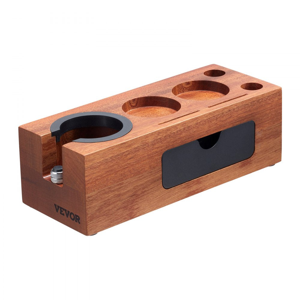 YFZTY0202020016 - Sapele Wood Espresso Tamper Station for Organized Brewing