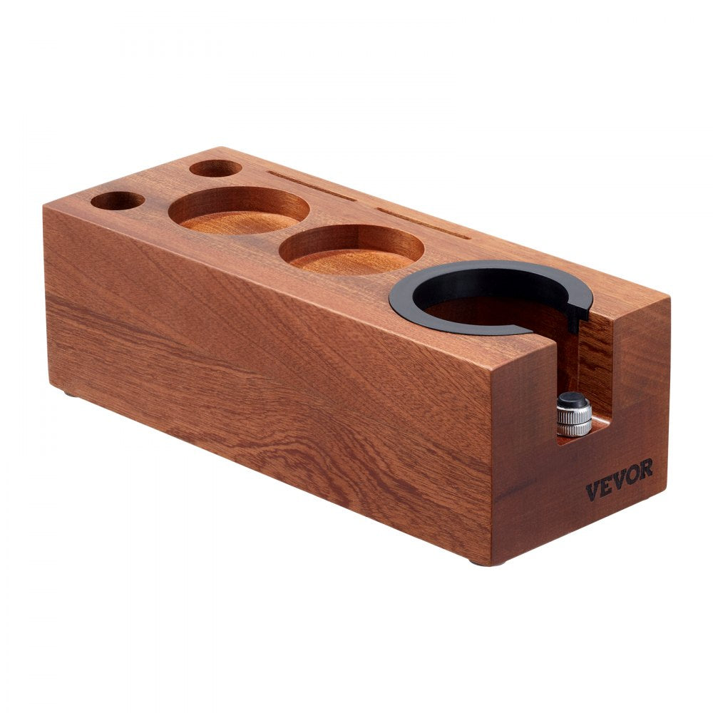 YFZTY0202020016 - Sapele Wood Espresso Tamper Station for Organized Brewing