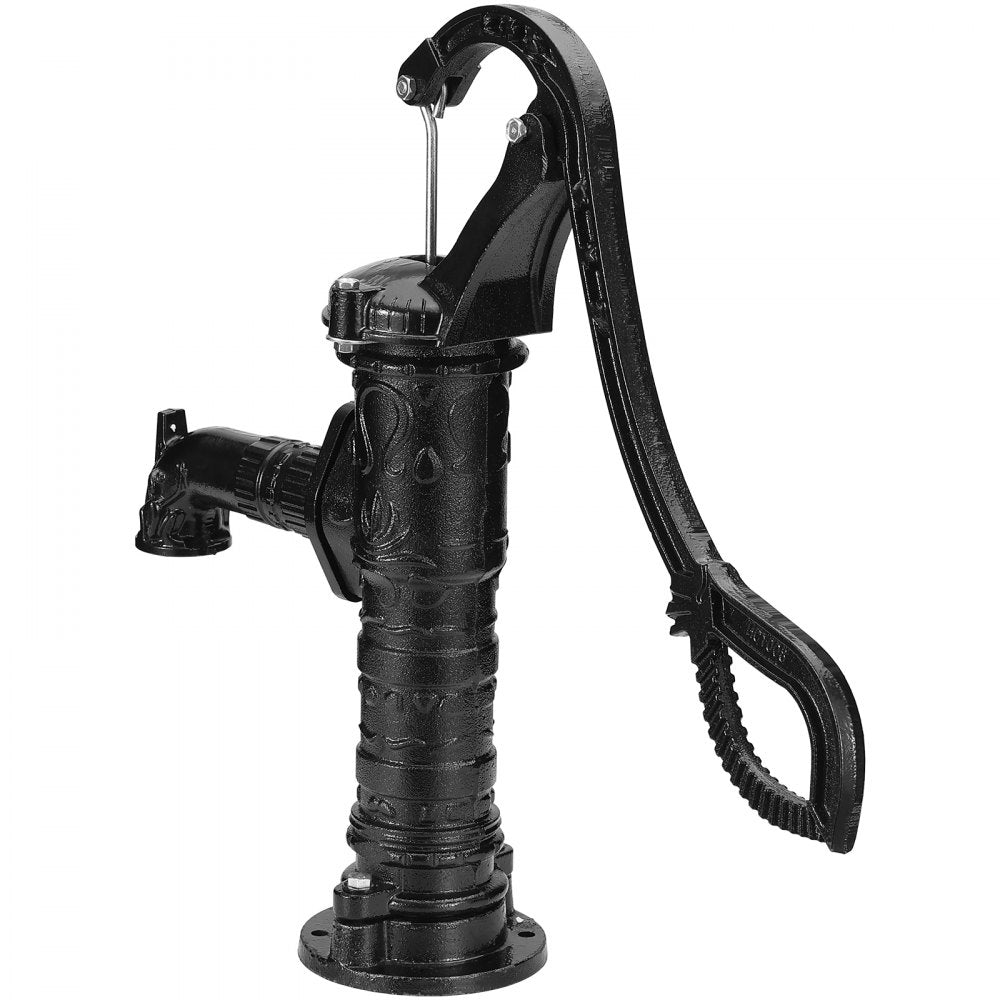 SYBT-3851 - Vintage Cast Iron Hand Pump for Gardens, Max Lift 22 ft