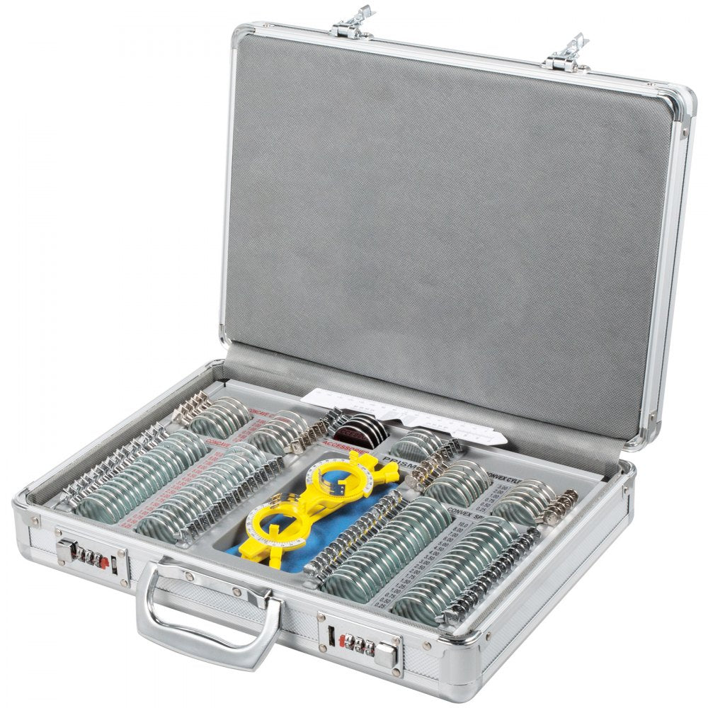 010748815610 - 104pcs Optometry Trial Lens Set with Durable Storage Box