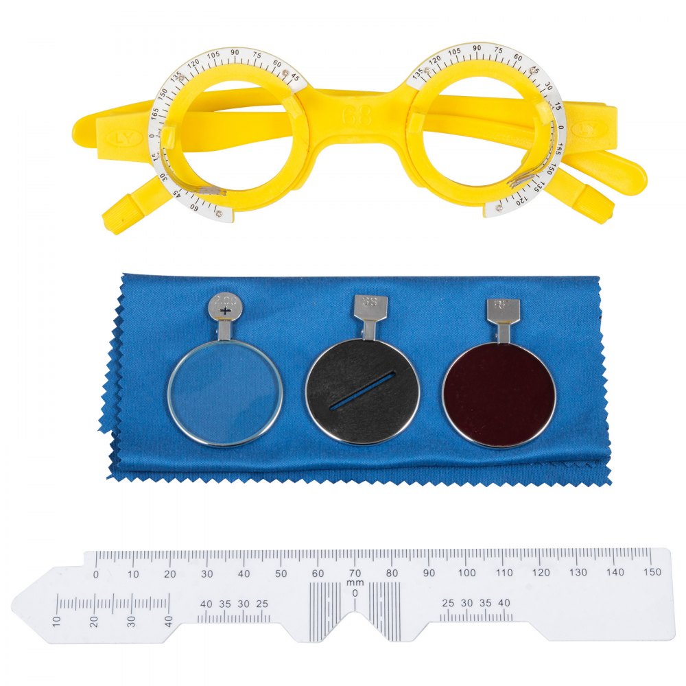 010748815610 - 104pcs Optometry Trial Lens Set with Durable Storage Box