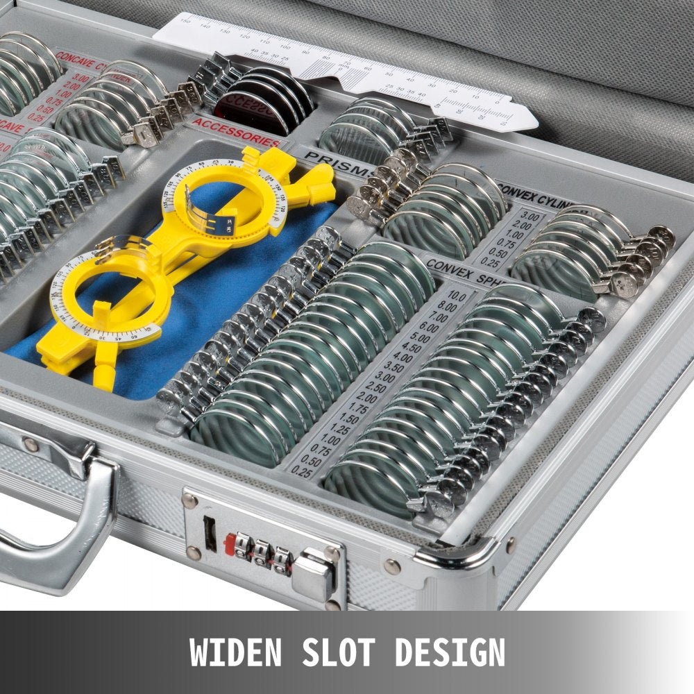 010748815610 - 104pcs Optometry Trial Lens Set with Durable Storage Box