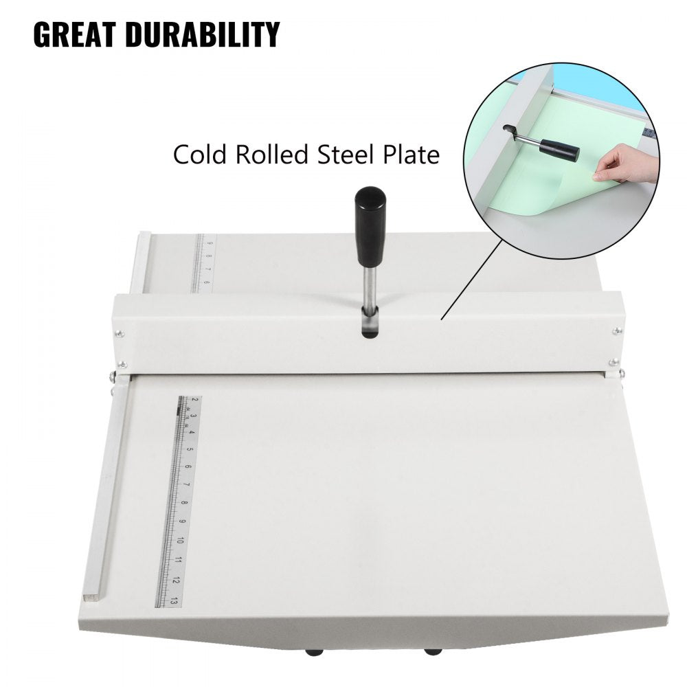 010459096409 - 18" VEVOR Manual Creaser with Ergonomic Handle & Steel Frame