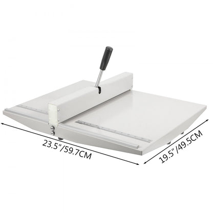 010459096409 - 18" VEVOR Manual Creaser with Ergonomic Handle & Steel Frame