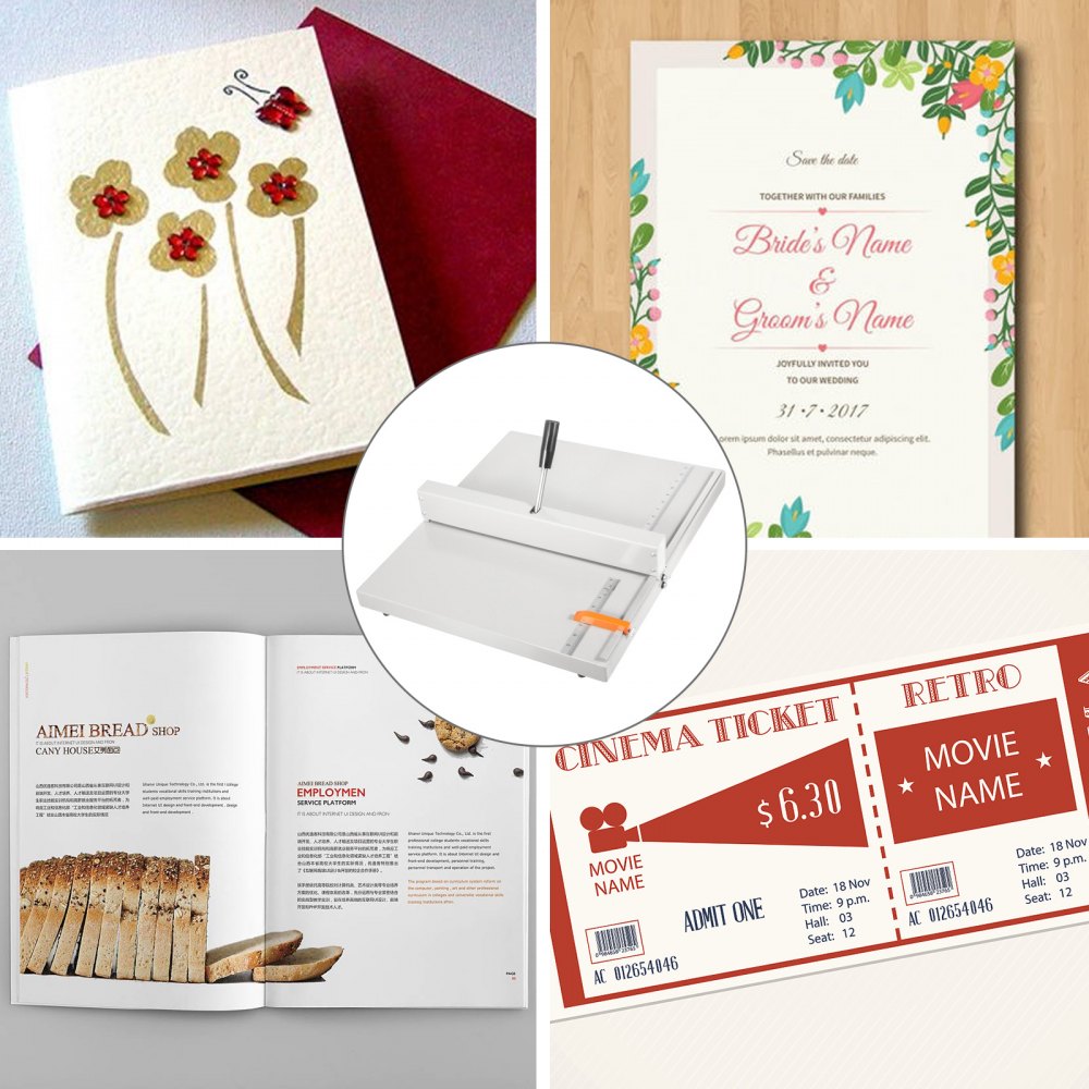 010586243192 - Durable 480mm Steel Manual Creaser for Precision Scoring