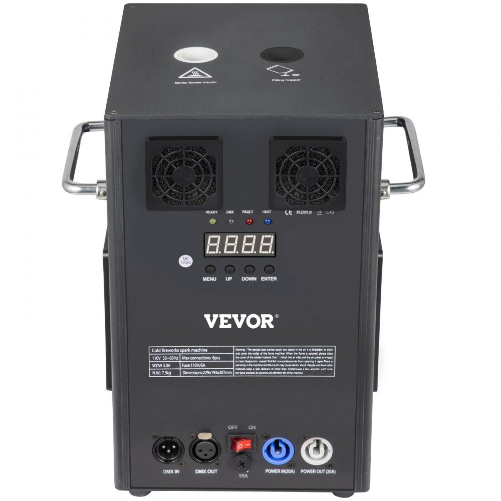 VV-CSM-700 - Adjustable Spark Machine, 6.6-9.8ft for Events