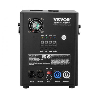 BJY-PHJ500u1 - 500W VEVOR Cold Spark Machine with DMX Control and 180g Capacity