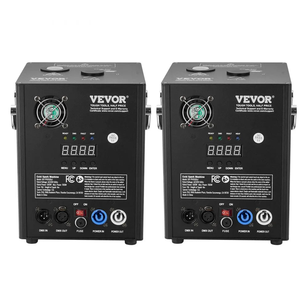 BJY-PHJ500u1 - 500W Cold Spark Firework Machine for Stunning Events