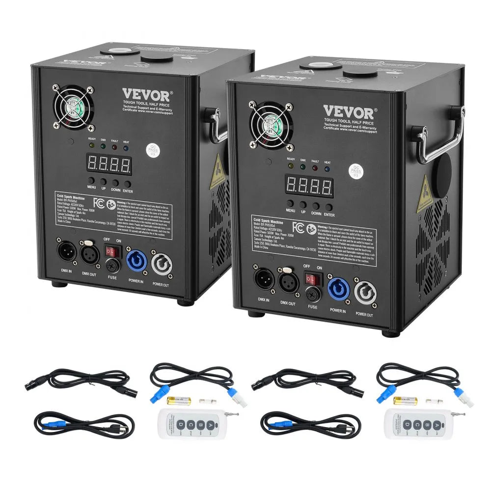 BJY-PHJ500u1 - 500W Cold Spark Firework Machine for Stunning Events