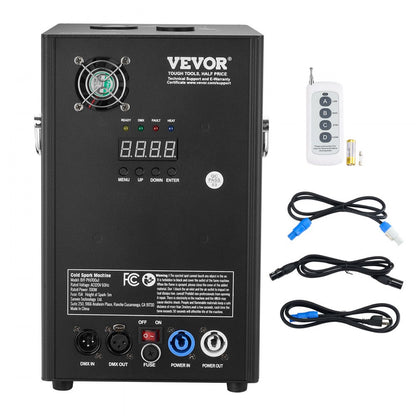 BJY-PHJ700u1 - 700W Cold Spark Machine, Adjustable 6.6-16.4ft Height