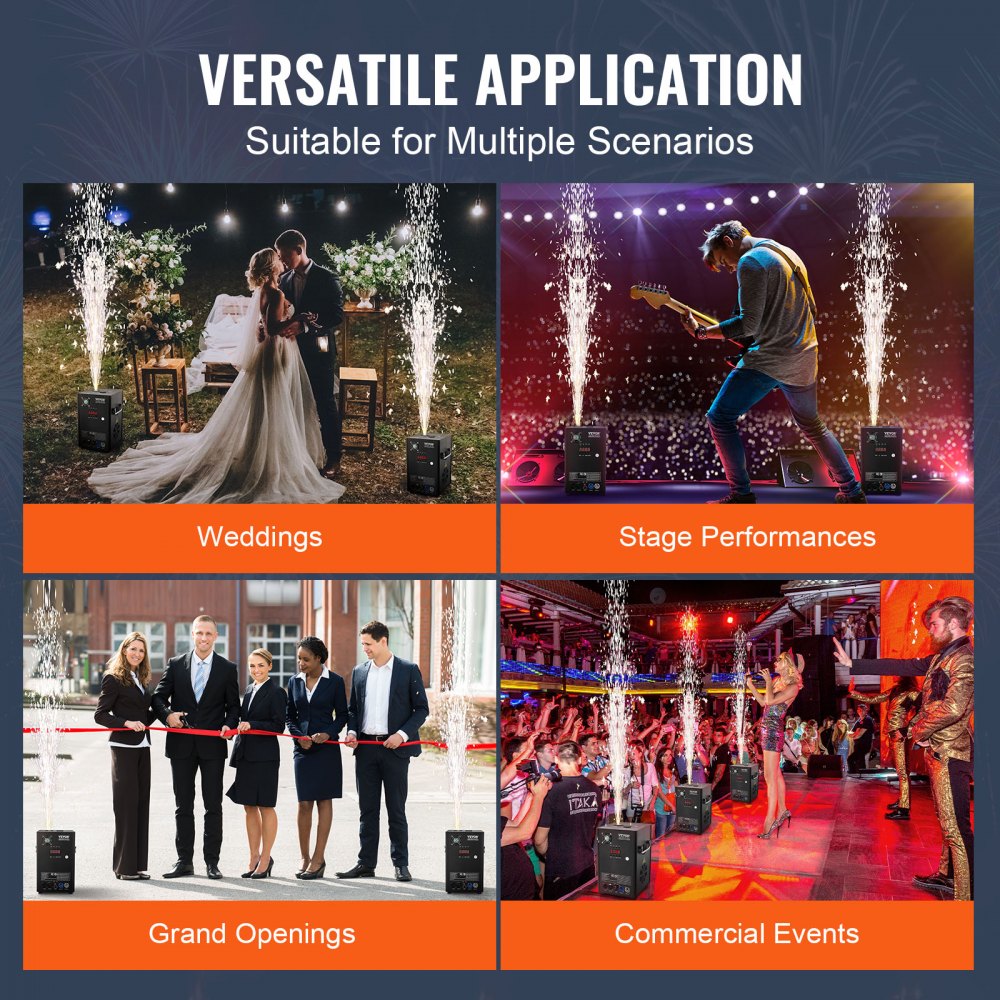 BJY-PHJ700u1 - 700W Cold Spark Firework Machine for Stunning Displays