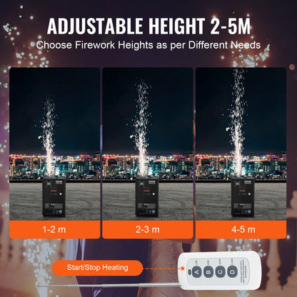 BJY-PHJ700u1 - 700W Cold Spark Machine, Adjustable 2-5m for Stunning Shows