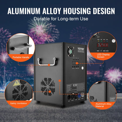 BJY-PHJ700u1 - 700W Cold Spark Machine, Adjustable 2-5m for Stunning Shows