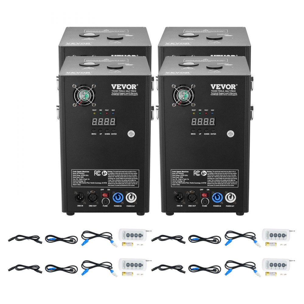 BJY-PHJ700u1 - 700W Cold Spark Machine, Adjustable 2-5m for Stunning Shows