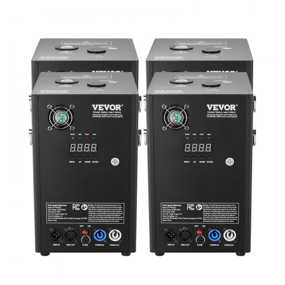 BJY-PHJ700u1 - 700W Cold Spark Machine, Adjustable 2-5m for Stunning Shows
