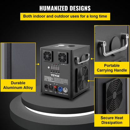 VV-CSM4-500 - Adjustable Cold Spark Machine for Stunning Events, 5-8.2ft Height