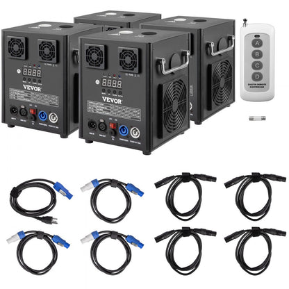 VV-CSM4-500 - Adjustable Cold Spark Machine for Stunning Events, 5-8.2ft Height