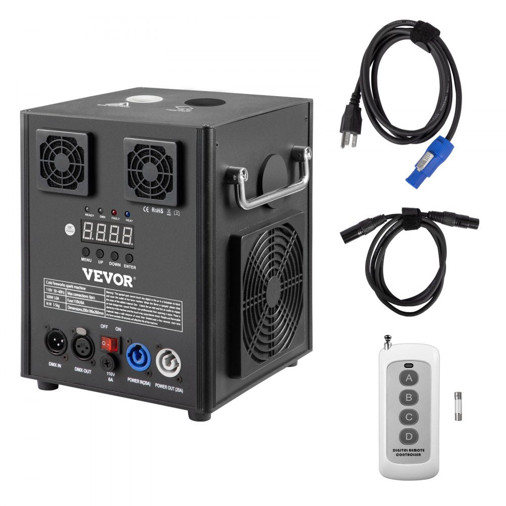 VV-CSM-500 - 500W Spark Effect Machine with Wireless Remote Control