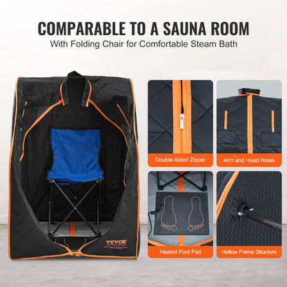 ML-6067-U - Portable 1400W Infrared Sauna Blanket for Home Detox & Relaxation