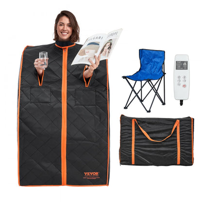 ML-6067-U - Portable 1400W Infrared Sauna Blanket for Home Detox & Relaxation